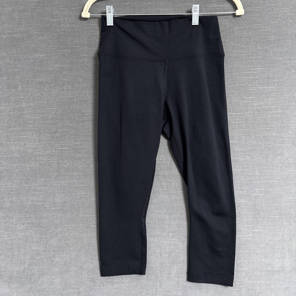 NOBULL Leggings S High Rise Black Cropped Capri Athletic Running Gym Activewear